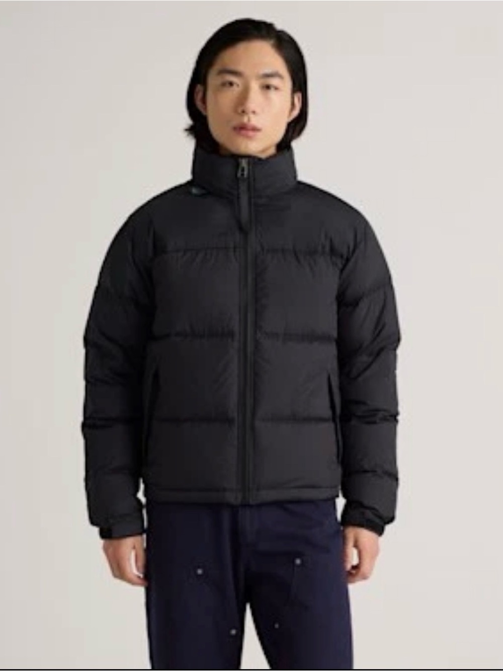 Quince Responsible Down Black Puffer Jacket Size L
